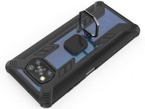 Alogy Pancerne etui Alogy Ring Carbon Holder do Xiaomi Poco X3 NFC Alogy Pancerne etui Alogy Ring Carbon Holder do Xiaomi Poco X3 NFC