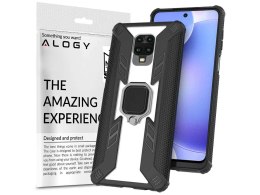 Alogy Pancerne etui Alogy Ring Carbon Holder do Xiaomi Redmi Note 9S/ Pro/ Max