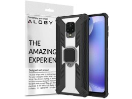 Alogy Pancerne etui Alogy Ring Carbon Holder do Xiaomi Redmi Note 9S/ Pro/ Max