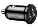 Baseus Ładowarka samochodowa Baseus Grain Pro Car Charger 2x USB 4.8A Czarna