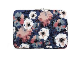 Canvaslife Etui pokrowiec Canvas torba do laptopa 15 do MacBook Air/ Pro Navy Rose