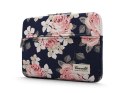 Canvaslife Etui pokrowiec Canvas torba do laptopa 15 do MacBook Air/ Pro White Rose