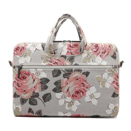 Canvaslife Torba pokrowiec Canvaslife etui do laptopa 16 do MacBook Air/ Pro White Rose