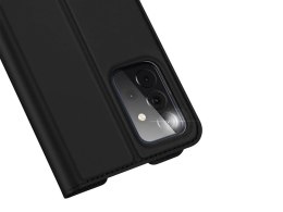 Dux Ducis Etui ochronne z klapką Dux Ducis Skin skórzane do Samsung Galaxy A72 Czarne