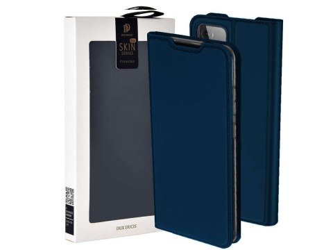 Dux Ducis Etui ochronne z klapką Dux Ducis Skin skórzane do Samsung Galaxy A72 Granatowe Dux Ducis Etui ochronne z klapką Dux Ducis Skin skórzane do Samsung Galaxy A72 Granatowe
