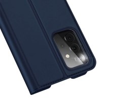 Dux Ducis Etui ochronne z klapką Dux Ducis Skin skórzane do Samsung Galaxy A72 Granatowe