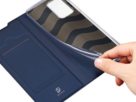 Dux Ducis Etui ochronne z klapką Dux Ducis Skin skórzane do Samsung Galaxy A72 Granatowe Dux Ducis Etui ochronne z klapką Dux Ducis Skin skórzane do Samsung Galaxy A72 Granatowe