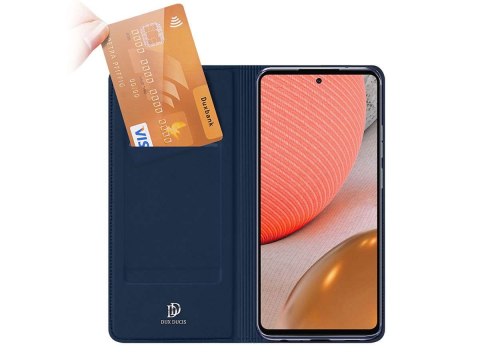 Dux Ducis Etui ochronne z klapką Dux Ducis Skin skórzane do Samsung Galaxy A72 Granatowe Dux Ducis Etui ochronne z klapką Dux Ducis Skin skórzane do Samsung Galaxy A72 Granatowe