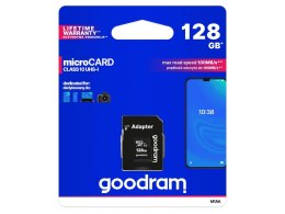 Goodram Karta pamięci GoodRam micro SDXC 128GB Class 10 UHS-I + adapter