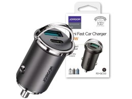 Joyroom Ładowarka samochodowa Joyroom C-A35 USB + Type C PD 45W 5A QC 3.0 Black