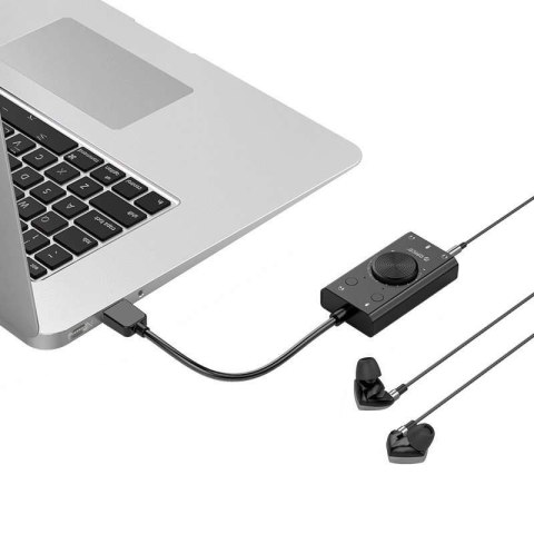 Orico Zewnętrzna karta dźwiękowa Orico USB 2.0, 10cm Orico Zewnętrzna karta dźwiękowa Orico USB 2.0, 10cm