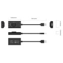 Orico Zewnętrzna karta dźwiękowa Orico USB 2.0, 10cm