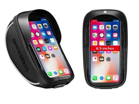 RockBros Etui torba rowerowa sakwa uchwyt do telefonu RockBros 010-4BK Czarne RockBros Etui torba rowerowa sakwa uchwyt do telefonu RockBros 010-4BK Czarne