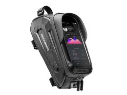 RockBros Etui torba sakwa wodoodporna na rower uchwyt na telefon na ramę RockBros B68 Czarne