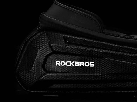 RockBros Etui torba sakwa wodoodporna na rower uchwyt na telefon na ramę RockBros B68 Czarne RockBros Etui torba sakwa wodoodporna na rower uchwyt na telefon na ramę RockBros B68 Czarne