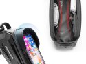 RockBros Etui torba sakwa wodoodporna na rower uchwyt na telefon na ramę RockBros B68 Czarne