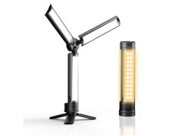 Apexel Składana lampa Apexel APL-FL05 LED statyw z pilotem Czarny