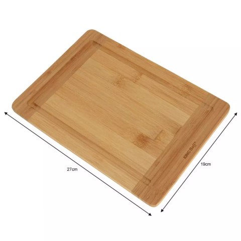 KINGHOFF BAMBUSOWA DESKA KUCHENNA 27x19cm KINGHOFF KH-1136 KINGHOFF BAMBUSOWA DESKA KUCHENNA 27x19cm KINGHOFF KH-1136