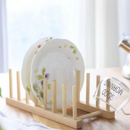 LOVE LIFE BAMBUSOWY STOJAK ORGANIZER NA TALERZE POKRYWKI