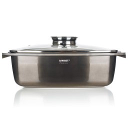BANQUET BRYTFANNA GRANITOWA 5,7L Z POKRYWĄ BANQUET PLATINUM
