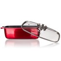 BANQUET BRYTFANNA GRANITOWA 5,7L Z POKRYWĄ BANQUET RED METALLIC