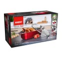 BANQUET BRYTFANNA GRANITOWA 5,7L Z POKRYWĄ BANQUET RED METALLIC