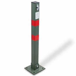 BITUXX® Blokada Parkingowa Pojedyncza Słupek 65cm Składana