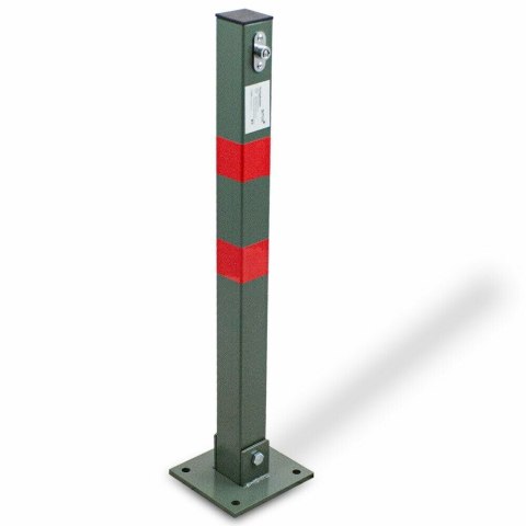 BITUXX® Blokada Parkingowa Pojedyncza Słupek 65cm Składana BITUXX® Blokada Parkingowa Pojedyncza Słupek 65cm Składana
