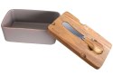 HUSLA CERAMICZNA MASELNICZKA HUSLA HYGGE szara 73971