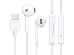 OPPO Oryginalne słuchawki douszne OPPO MH147 USB-C Type C Białe