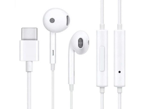 OPPO Oryginalne słuchawki douszne OPPO MH147 USB-C Type C Białe OPPO Oryginalne słuchawki douszne OPPO MH147 USB-C Type C Białe