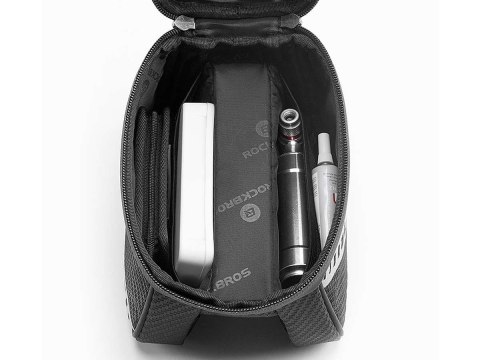 RockBros Etui torba uchwyt rowerowy RockBros 033BK sakwa na rower na ramę Czarne RockBros Etui torba uchwyt rowerowy RockBros 033BK sakwa na rower na ramę Czarne