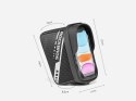 RockBros Etui torba uchwyt rowerowy RockBros 033BK sakwa na rower na ramę Czarne