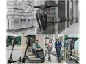 RockBros Etui wodoodporne sakwa na hulajnogę uchwyt na ramę RockBros B62 Czarne