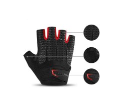 RockBros Rękawiczki rowerowe na rower bez palców M RockBros S169BR-M czarne