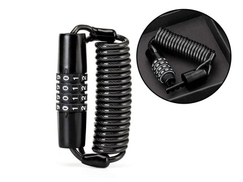 RockBros Zapięcie rowerowe zamek na szyfr RockBros T609 Czarne RockBros Zapięcie rowerowe zamek na szyfr RockBros T609 Czarne