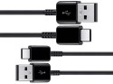 Samsung 2x Oryginalny Kabel USB type C Samsung EP-DG930MBEGWW 1.5m czarny