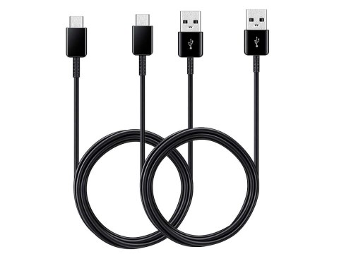 Samsung 2x Oryginalny Kabel USB type C Samsung EP-DG930MBEGWW 1.5m czarny Samsung 2x Oryginalny Kabel USB type C Samsung EP-DG930MBEGWW 1.5m czarny