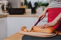 PRACTIC CHLEBAK POJEMNIK NA PIECZYWO Z DESKĄ BUKOWĄ SZARY