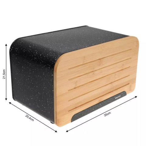 KINGHOFF CHLEBAK STALOWY Z DESKĄ DO KROJENIA KINGHOFF KH-1245 KINGHOFF CHLEBAK STALOWY Z DESKĄ DO KROJENIA KINGHOFF KH-1245