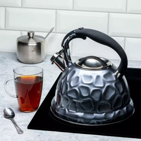 KINGHOFF CZAJNIK Z GWIZDKIEM KINGHOFF 2,7L KH-1064 KINGHOFF CZAJNIK Z GWIZDKIEM KINGHOFF 2,7L KH-1064
