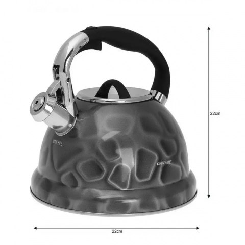 KINGHOFF CZAJNIK Z GWIZDKIEM KINGHOFF 2,7L KH-1064 KINGHOFF CZAJNIK Z GWIZDKIEM KINGHOFF 2,7L KH-1064