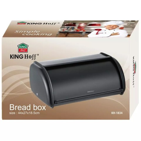 KINGHOFF DUŻY CHLEBAK STALOWY KINGHOFF KH-1834 KINGHOFF DUŻY CHLEBAK STALOWY KINGHOFF KH-1834