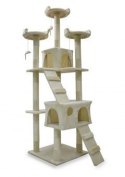 E-hurtownia Drapak dla kota 170 cm domek legowisko drzewko sizal platformy zabawki