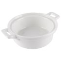 EXCELLENT HOUSWARE KOKILKI MISECZKI PORCELANOWE DO ZAPIEKANIA 3 szt. OKRĄGŁE