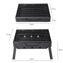 ALPENBURG MINI GRILL WĘGLOWY TURYSTYCZNY PRZENOŚNY WALIZKA