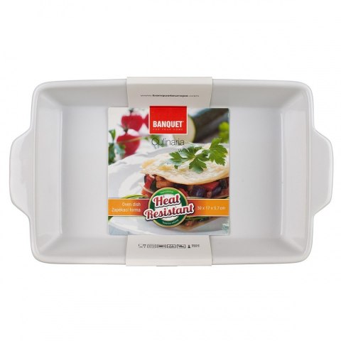 BANQUET MISA NACZYNIE CERAMICZNE DO ZAPIEKANIA 30x17 cm BANQUET BANQUET MISA NACZYNIE CERAMICZNE DO ZAPIEKANIA 30x17 cm BANQUET
