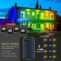 NICETAI Naświetlacze LED reflektor RGB smart 4 sztuki