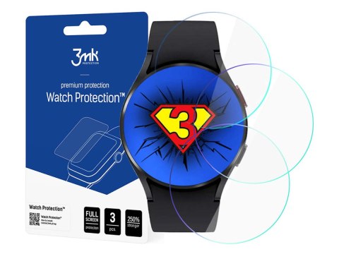 3mk Folia ochronna na ekran x3 3mk Watch Protection do Samsung Galaxy Watch 4 44 mm 3mk Folia ochronna na ekran x3 3mk Watch Protection do Samsung Galaxy Watch 4 44 mm