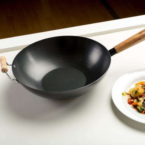 NAVA PATELNIA WOK STALOWY KANTOŃSKI CHIŃSKI 35cm NAVA PATELNIA WOK STALOWY KANTOŃSKI CHIŃSKI 35cm